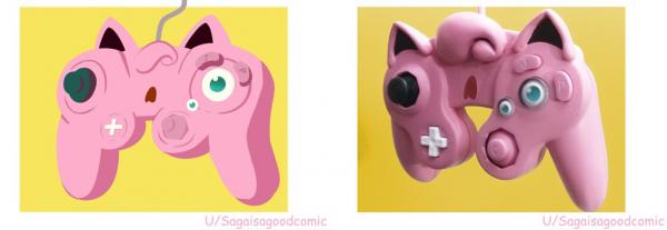 【閲覧注意】ポケモン「プリン」をモチーフにしたコントローラ、気持ち悪すぎるｗｗｗｗ
