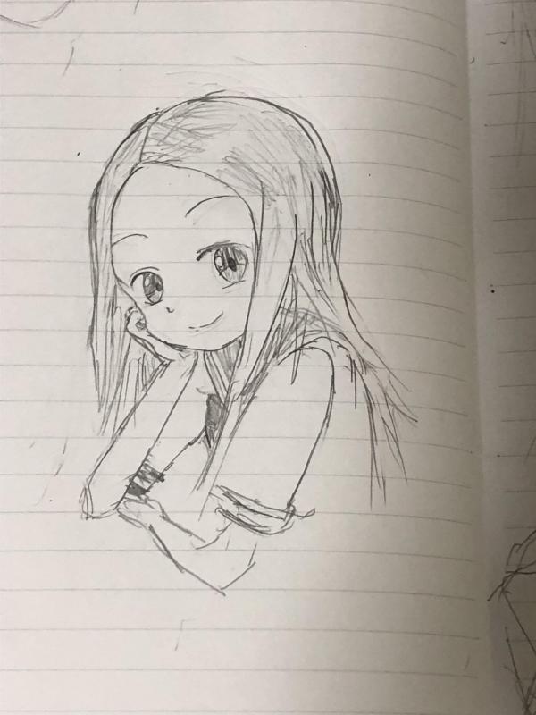 【画像】からかい上手の高木さんを上手に模写できたからほめてｗｗｗｗｗ