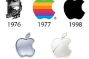 【画像】Appleのロゴ遍歴がこちら