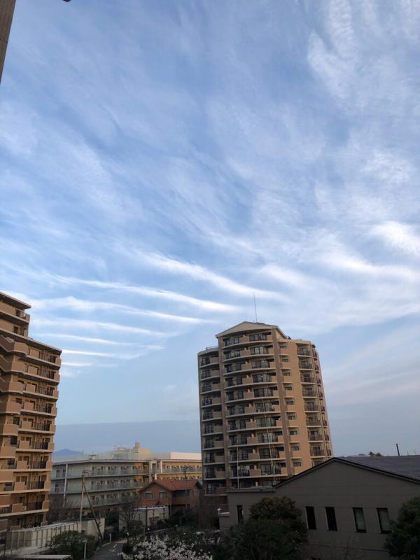 【画像】トラフ地震がくる 地震雲を撮影 神奈川県ｗｗｗｗｗｗ