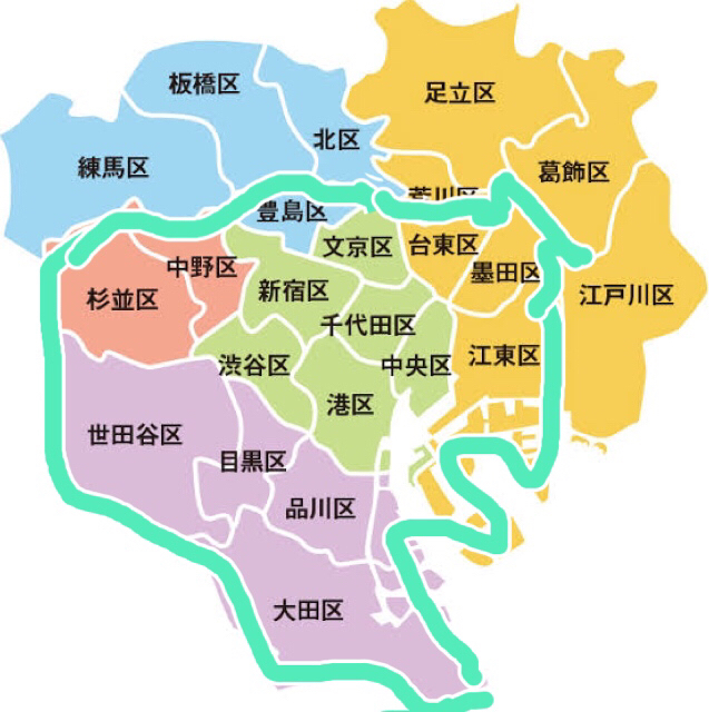 【画像】「東京に住んでます」と名乗っていいエリアがついに発表されるｗ