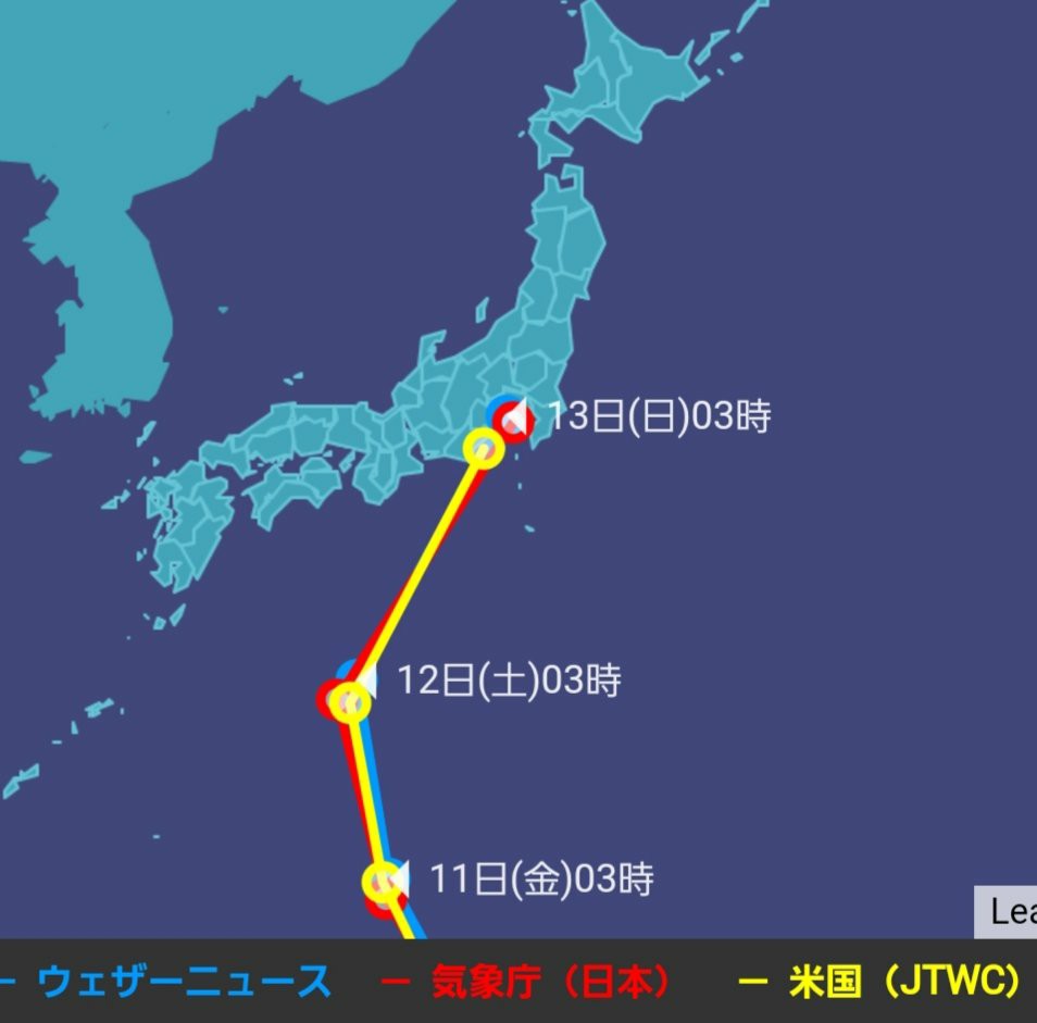 【悲報】台風19号さんハリケーンカトリーナと同レベルまで成長してしまう　絶望の関東上陸へｗｗｗ