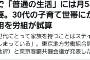 【悲報】東京で「普通の生活・子育て」30代で月54万必要←は？